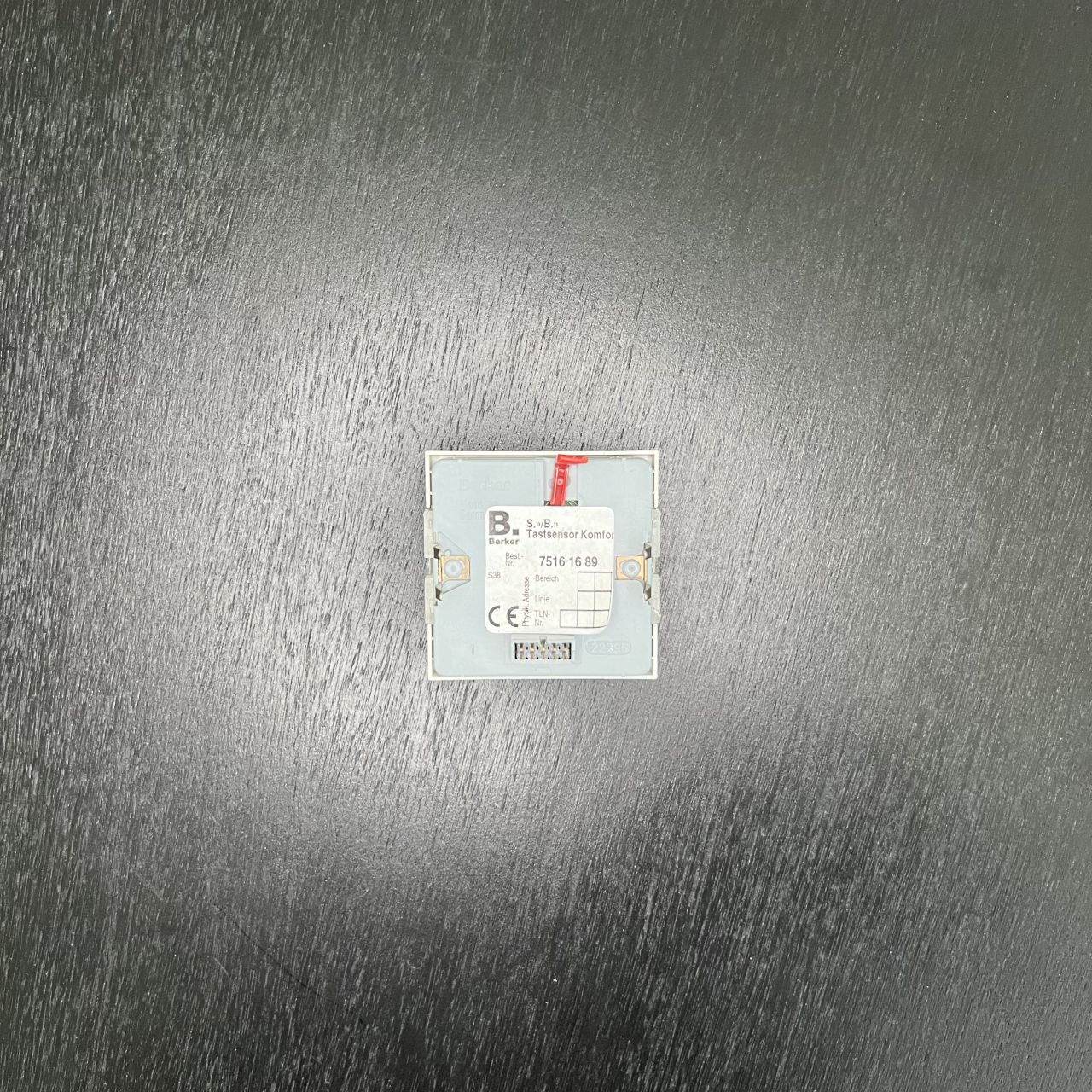 TASTSENSOR 1FACH BESCHRIF.PWS BERKER 7516 1689 S1 KOMFORT – Bild 2 von 2