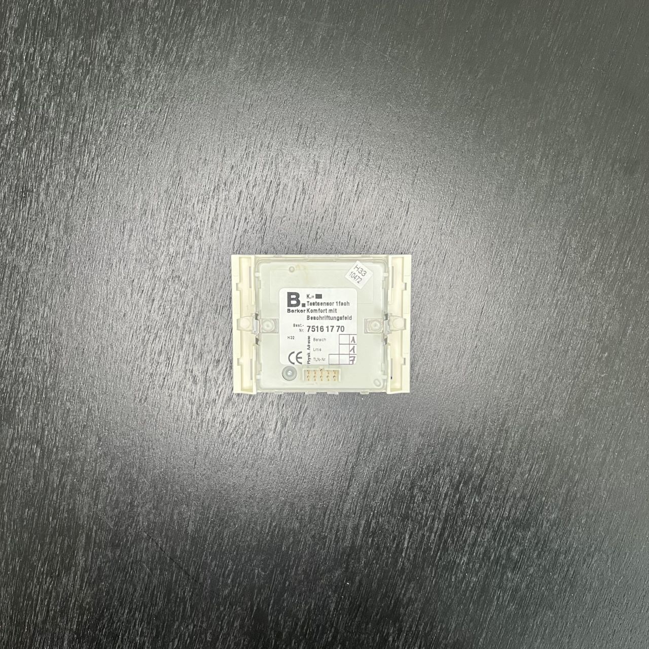 TASTSENSOR 1FACH KOMFORT BERKER 75161770 PWS EIB – Bild 2 von 2