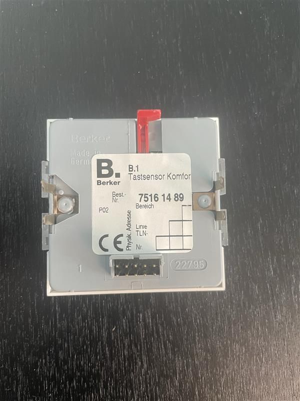 TASTSENSOR 1FACH BESCHRIF.PWS BERKER 7516 14 89 KOMFORT – Bild 2 von 2
