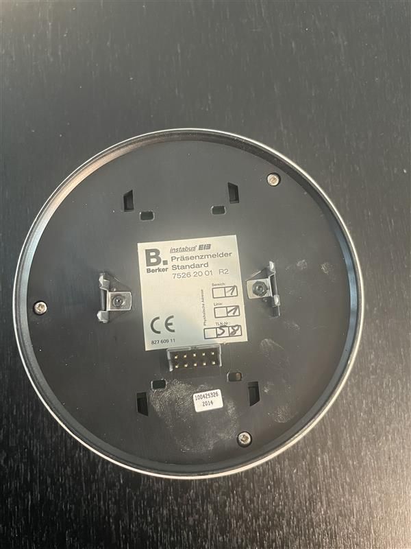 PRÄSENZMELDER KOMFORT BERKER 75264001 PWS EIB (75262001) – Bild 2 von 2