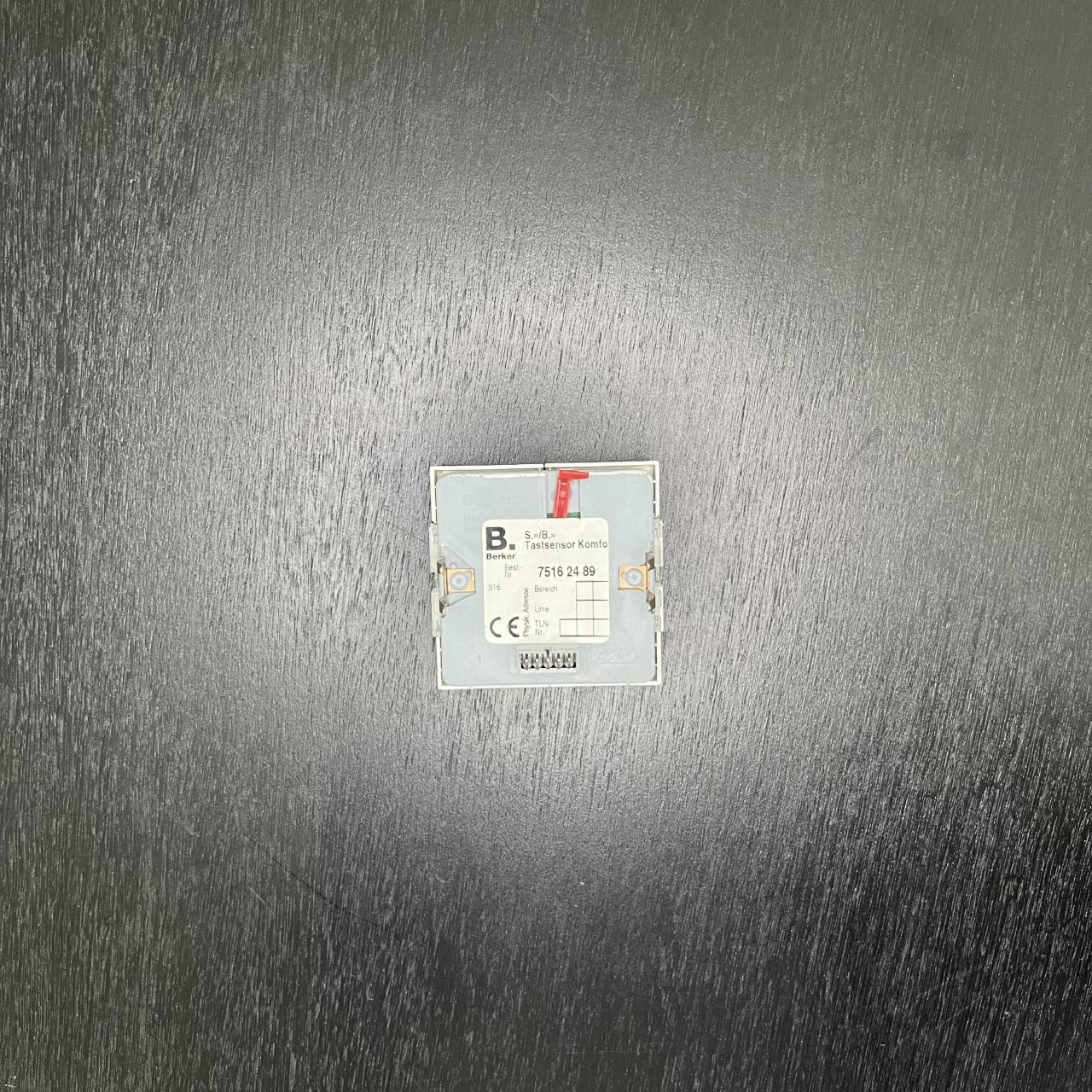 TASTSENSOR 2FACH M. BESCHR.PWS BERKER 7516 24 89 KOMFORT – Bild 2 von 2